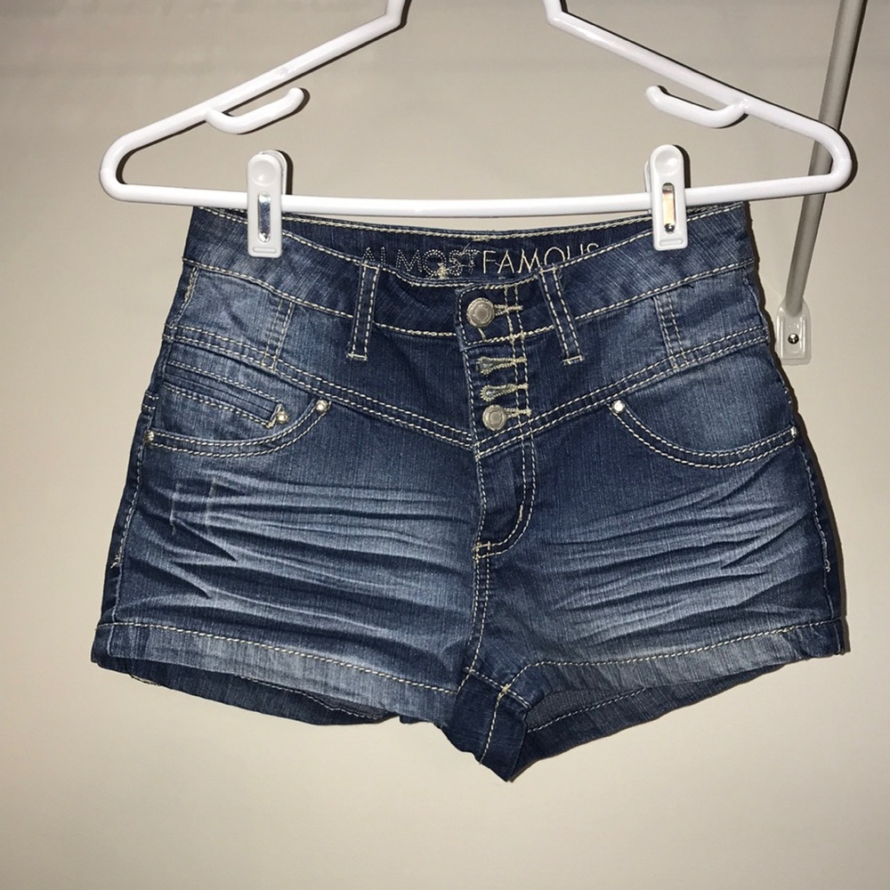 High waisted Jean shorts